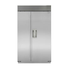 Load image into Gallery viewer, Sub-Zero Side-By-Side Silver Refrigerator/Freezer With External Ice & Water Dispenser | ICBCL4850SD