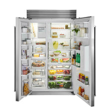 Load image into Gallery viewer, Sub-Zero Side-By-Side Silver Refrigerator/Freezer With External Ice & Water Dispenser | ICBCL4850SD