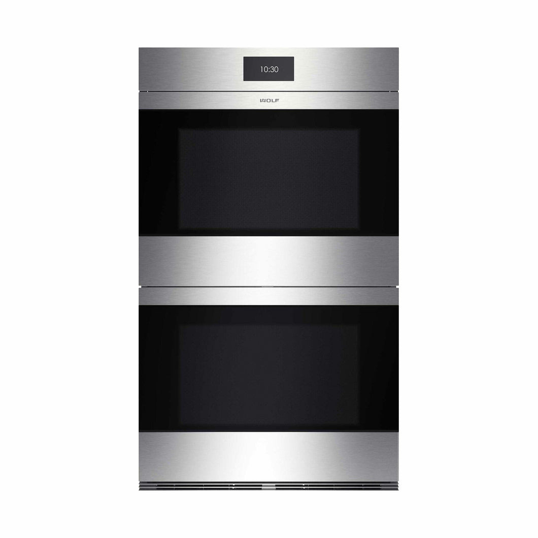 Wolf Built-In M Series Contemporary Stainless Steel Double Oven | ICBDO3050CM/S