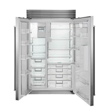 Load image into Gallery viewer, Sub-Zero Side-By-Side Silver Refrigerator/Freezer With External Ice &amp; Water Dispenser | ICBCL4850SD