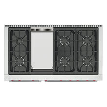 Load image into Gallery viewer, Wolf Sealed Burner Rangetop With 6 Burners And Griddle/Teppan-Yaki | ICBSRT486G