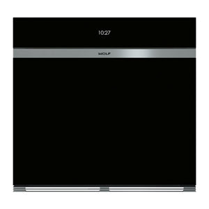 Wolf Built-In M Series Contemporary Black Glass Single Oven |  ICBSO30CM/B